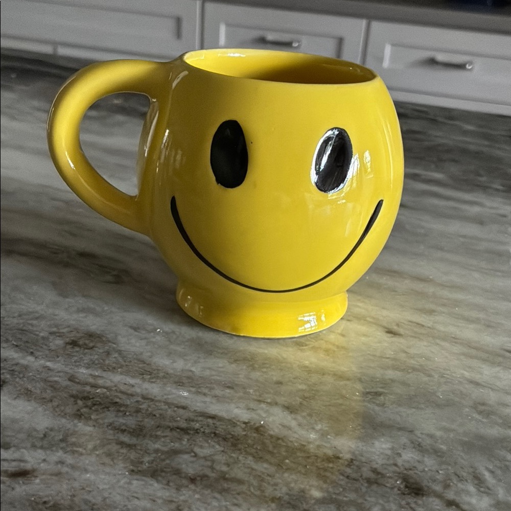 Yellow Smiley Face Mug